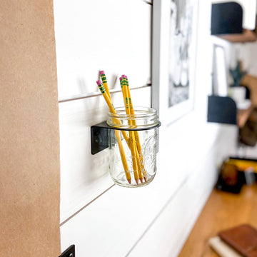 Single Mason Jar Shelf