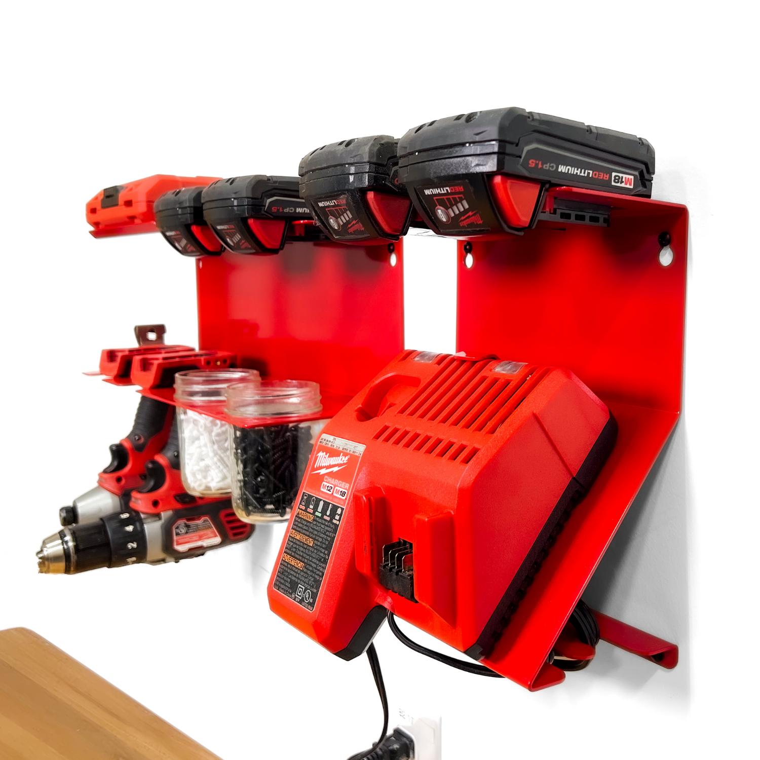 Milwaukee M18 Charger and Battery Mount – Proper Tool